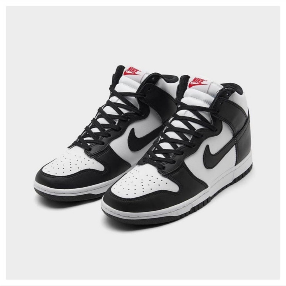 Nike Dunk High Panda black and white